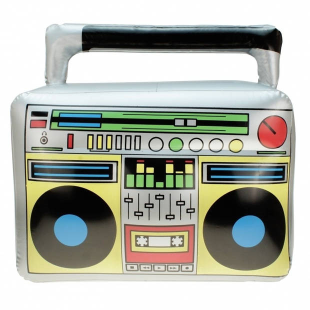 Opblaasbare ghetto blaster 44 cm - Opblaasfiguren