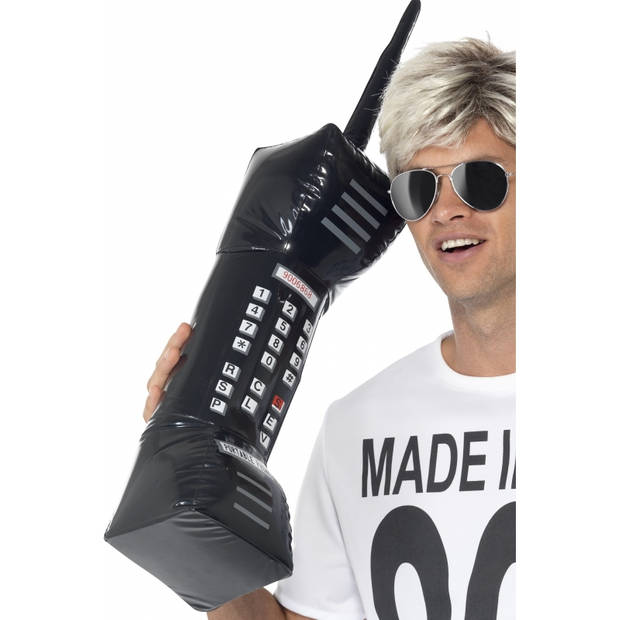 Opblaasbare retro telefoon 75 cm - Opblaasfiguren