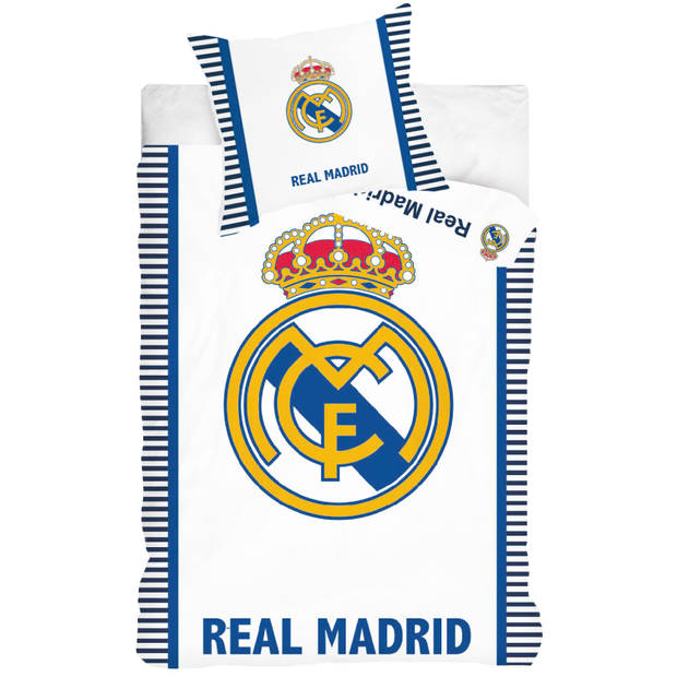 Dekbed Real Madrid wit/blauw - Dekbedovertrek Real Madrid