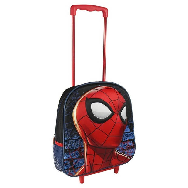 Rode Spiderman trolley voor kinderen - Kinder reiskoffers
