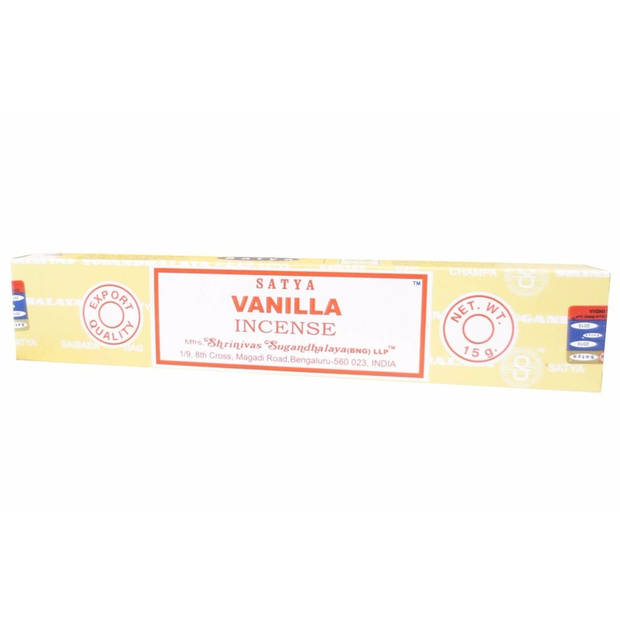 Nag Champa wierookstokjes Vanilla 15 gram - Wierookstokjes