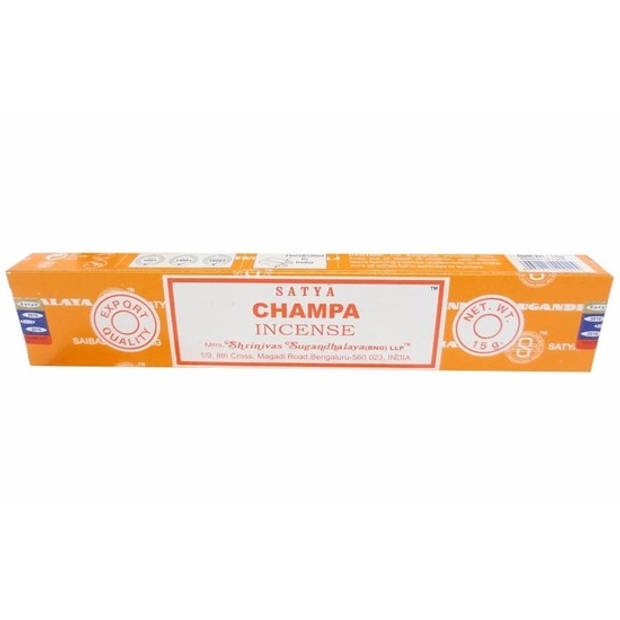 Nag Champa Wierrook geuren pakket van 6x verschillende geuren met een brander plankje - Wierookstokjes