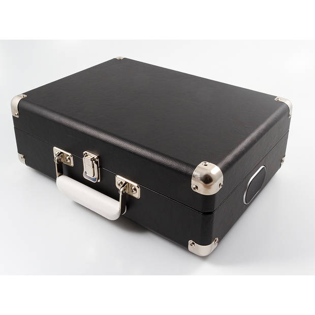 GPO Attache USB Platenspeler - 33/45/78 RPM - Zwart