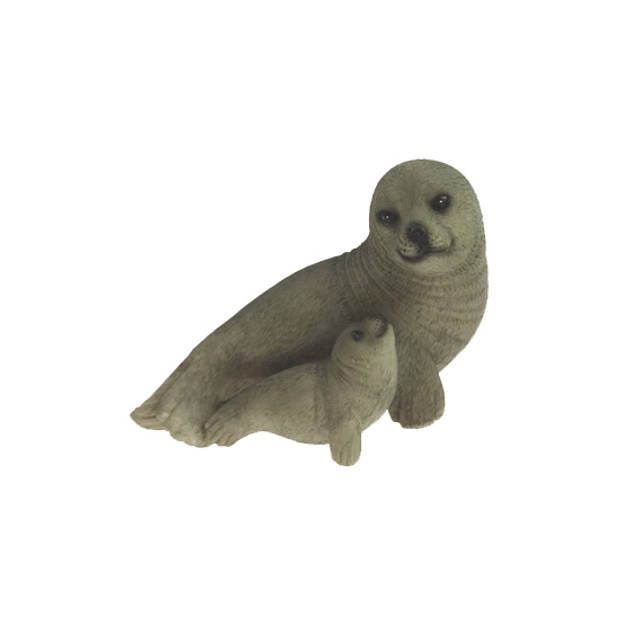 Tuindecoratie zeehonden beeldje 11 cm - Beeldjes