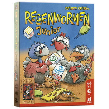 999 Games - Regenwormen Junior - Dobbelspel