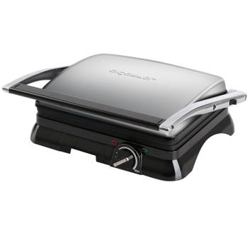 Aigostar Samson 30KLU - Contactgrill / Compact grillplaat - Zwart