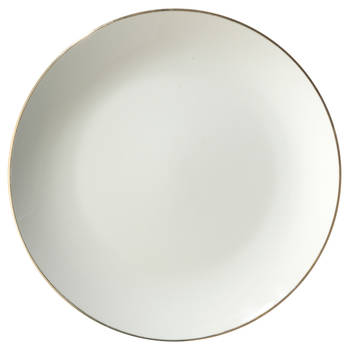 Dinerbord met gouden rand - ø 26 cm