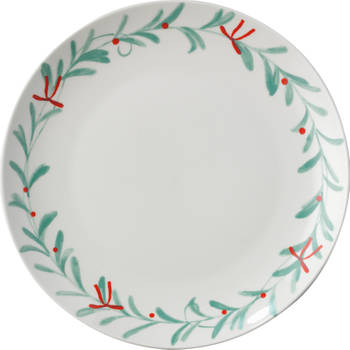 Dinerbord Kerst - kersttakjes - ø 26 cm