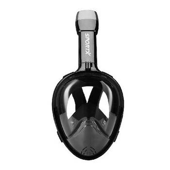 SportX duikmasker Full Face zwart unisex