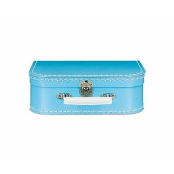 Kinderkoffertje blauw 25 cm - Kinderkoffers