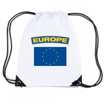 Nylon sporttas Europese vlag wit - Rugzakken