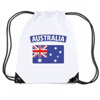 Nylon sporttas Australische vlag wit - Rugzakken