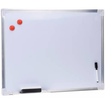 Whiteboard met stift en wisser - 60 x 46 cm - Whiteboards