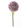 Kunstbloem Sierui / Allium - lila paars - steel van 70 cm - Kunstbloemen