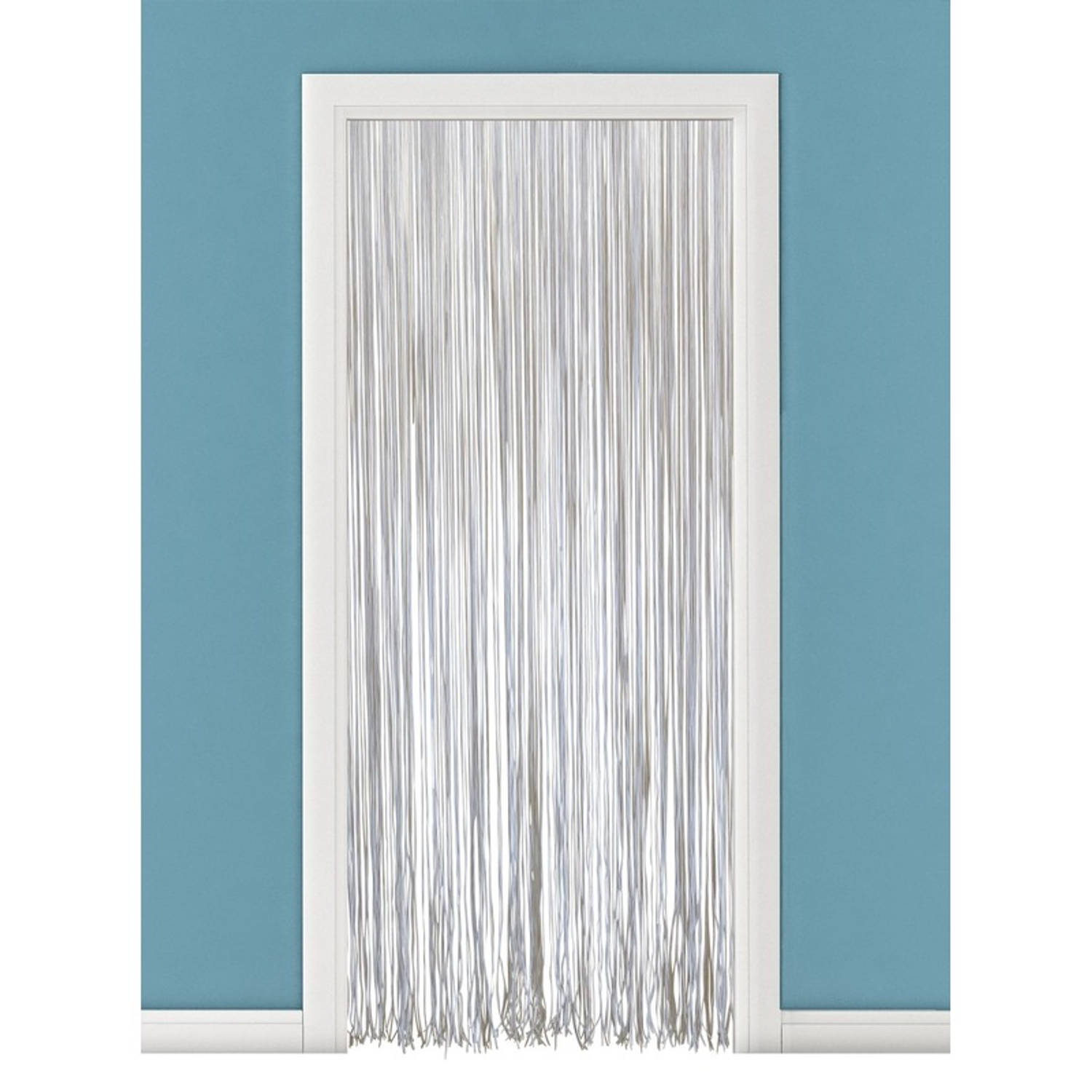 Pittig toetje gisteren Vliegengordijn/deurgordijn pvc spaghetti wit 230 cm - Inzethorren | Blokker