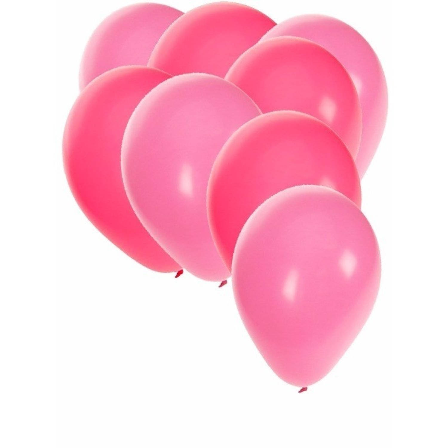50x roze en lichtroze ballonnen - Ballonnen