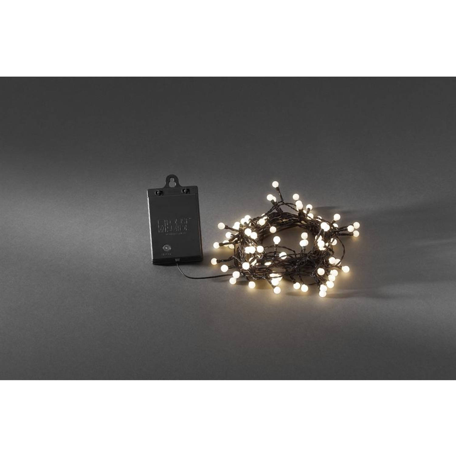 Konstsmide LED kerstverlichting cherry met lichtsensor en timer - 7,9 meter
