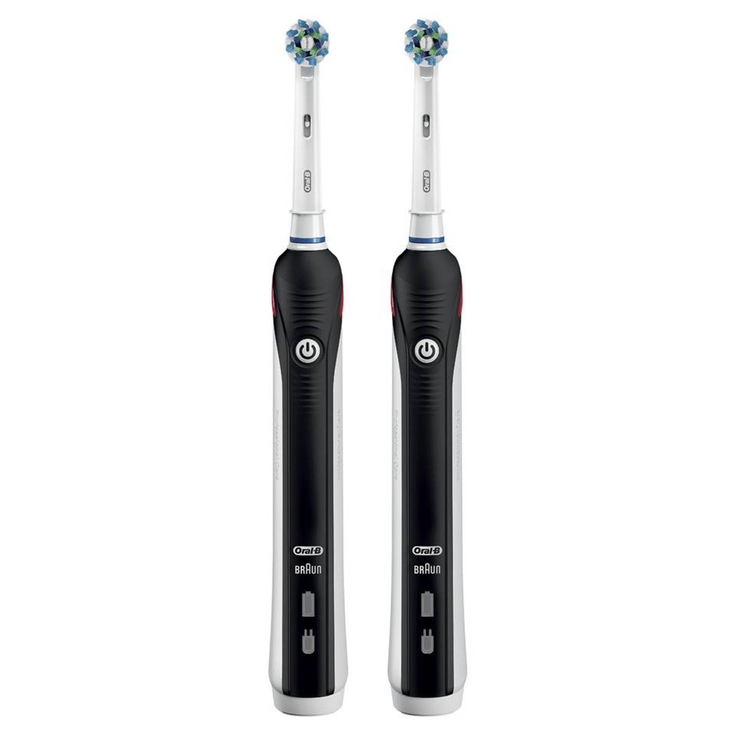 koffer Authenticatie In het algemeen Oral-B elektrische tandenborstel Pro 2 2900 Duo CrossAction zwart – 2  poetsstanden | Blokker