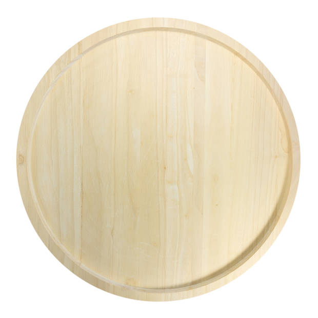Tak Design dienblad Roundi XL 40 x 40 x 2 cm hout naturel