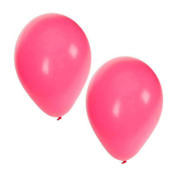 50x roze en lichtroze ballonnen - Ballonnen