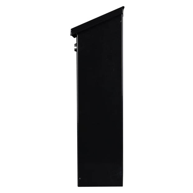 Perel brievenbus Rio 39,5 x 27 cm staal zwart