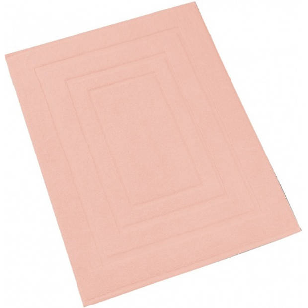 De Witte Lietaer badmat Pacifique 100 x 60 katoen roze