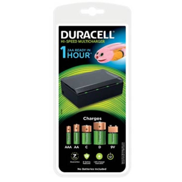 Duracell batterijlader Hi-Speed Multicharger, op blister