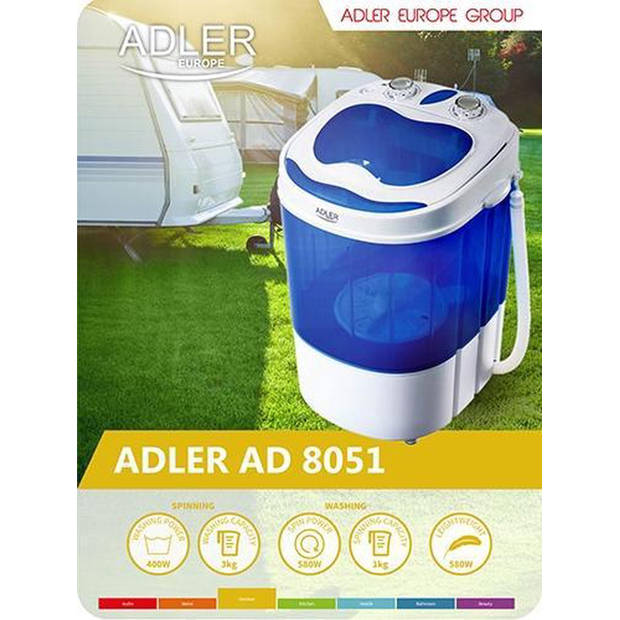 Adler AD 8051 mini wasmachine