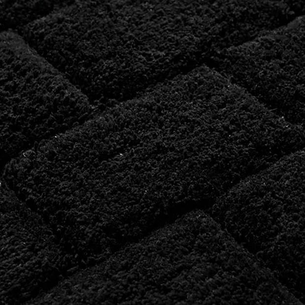 Seahorse Metro badmat - 50 x 60 cm - Black