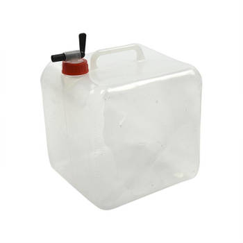 ProPlus opvouwbare jerrycan met kraan 10 liter transparant