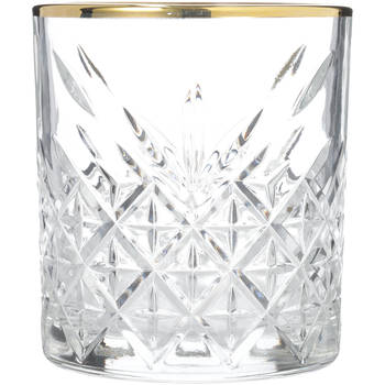 Timeless drinkglas met gouden rand - 35,5cl