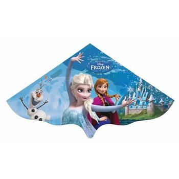 Günther eenlijnskindervlieger Frozen Elsa en Anna 115 cm blauw