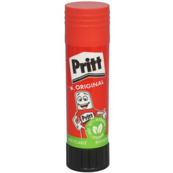 Pritt Stick lijmstift met luchtdichte dop - 43 gram - knutselen/plakmiddelen - Lijmstift
