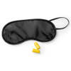 Travel set zwart masker met oordoppen - Slaapmaskers