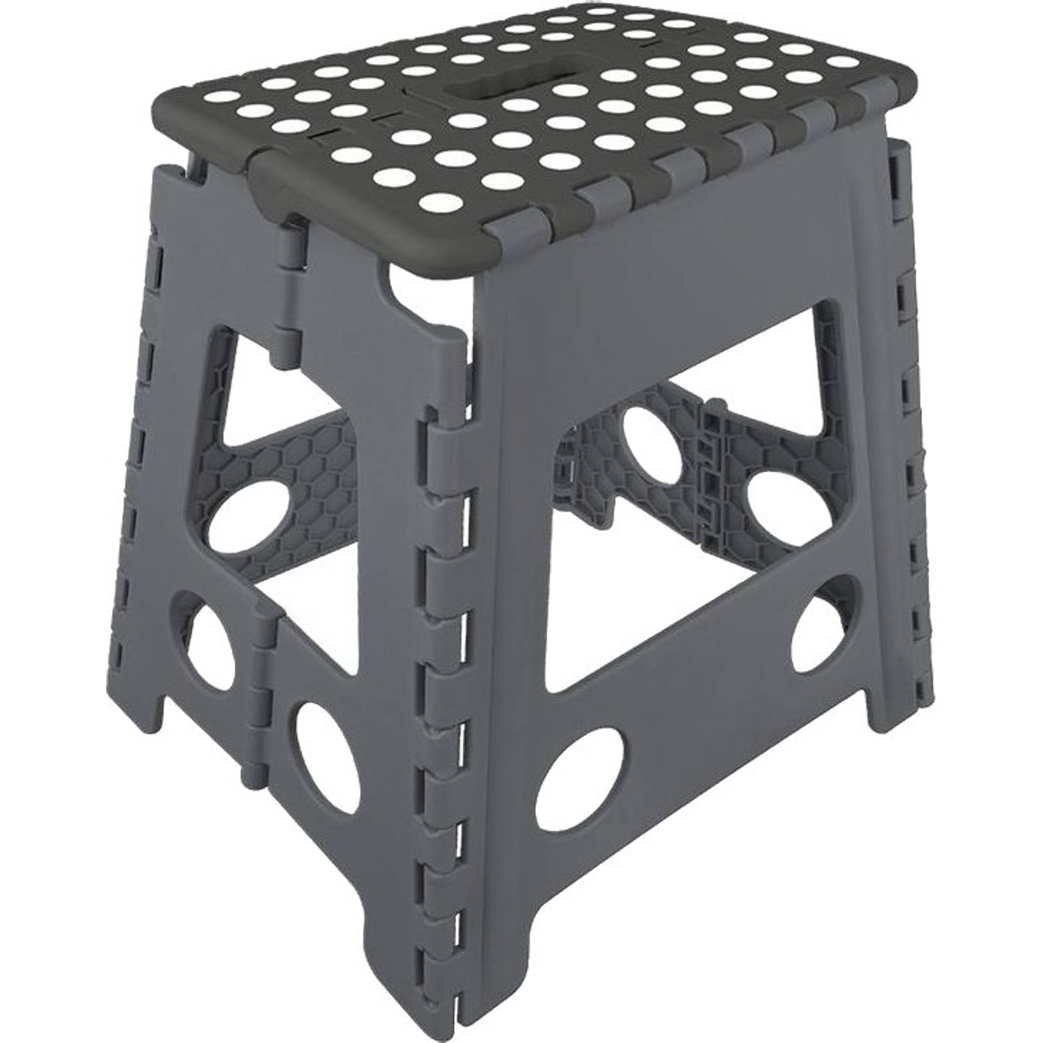 Bende martelen legering ProPlus opvouwbaar opstapje zwart/grijs 29 x 21,5 x 39,5 cm | Blokker