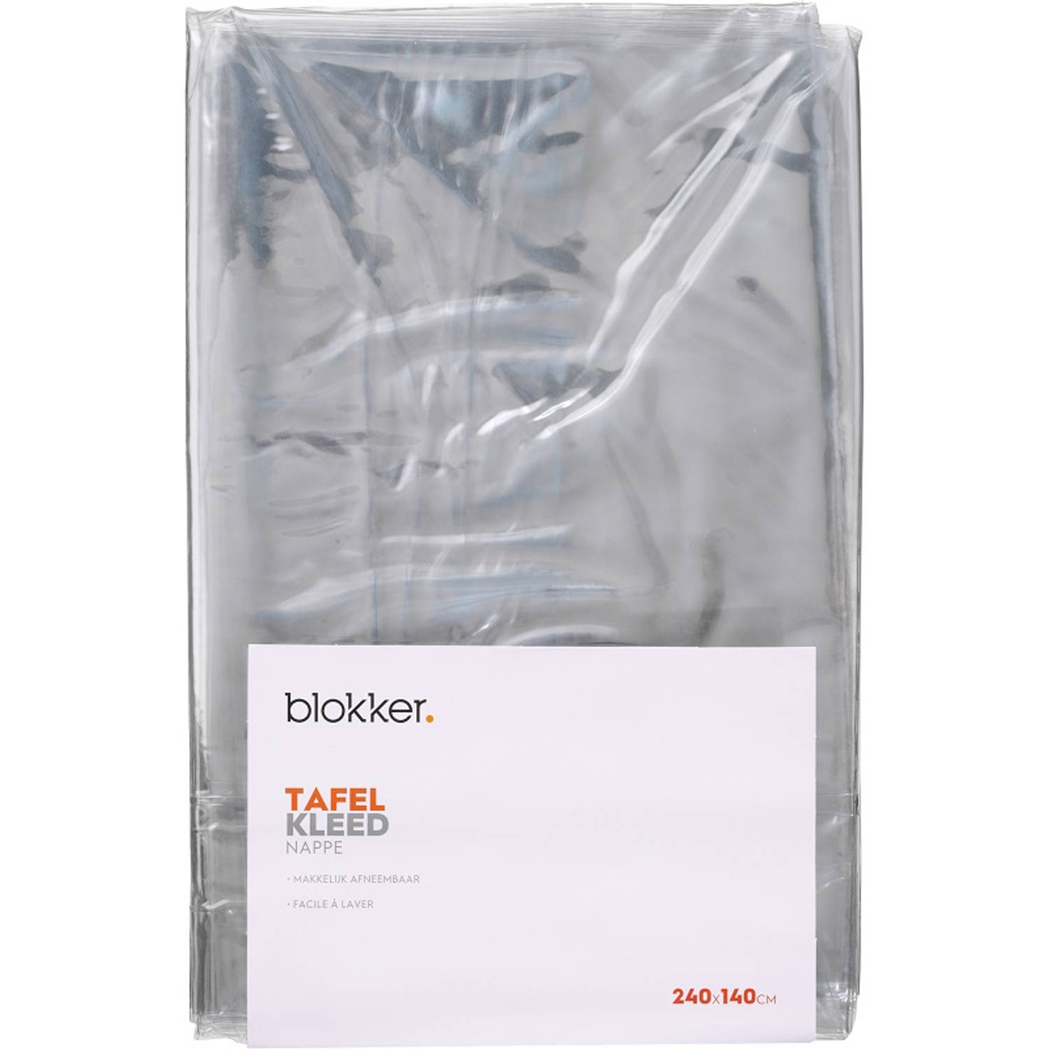 Woordvoerder kleding stof de sneeuw Blokker tafelzeil - transparant - 140 x 240 cm | Blokker
