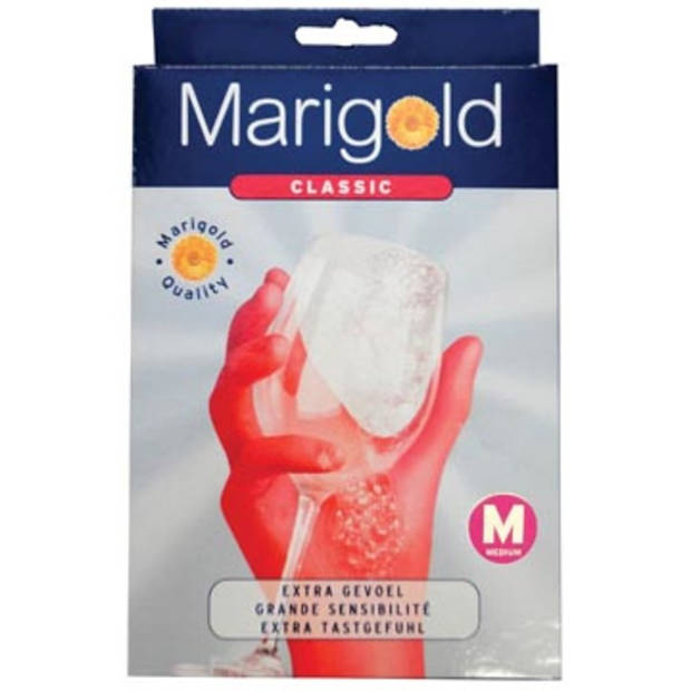 Vileda handschoenen Marigold Classic, medium, rood