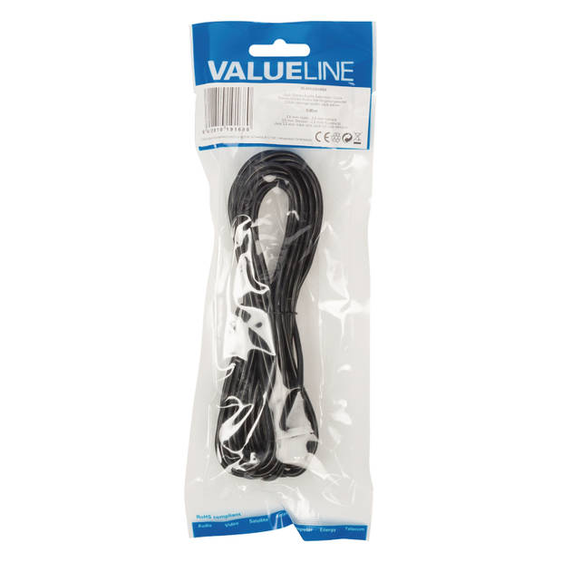 Valueline 5 M koptelefoon verlengsnoer 3.5mm jack male naar female