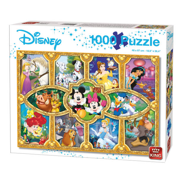 King puzzel Disney magical moments - 1000 stukjes
