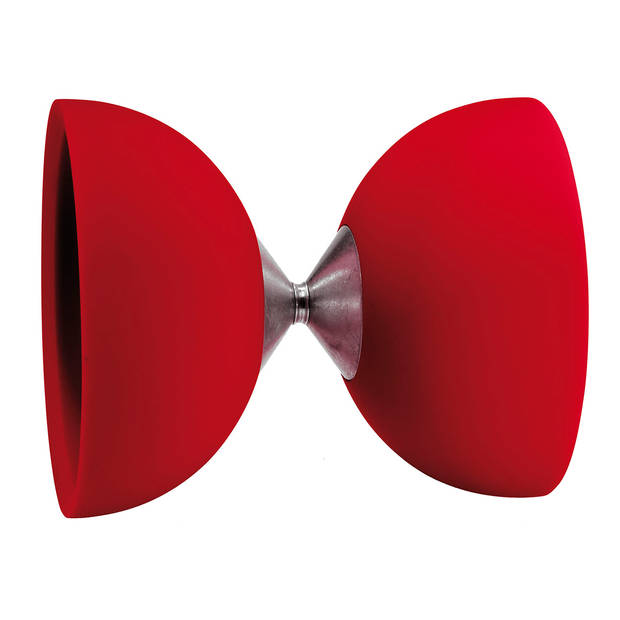 Acrobat diabolo 105 rubber 12 x 10,5 cm rood