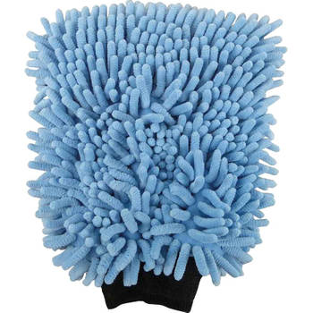 Protecton washandschoen microvezel 25 x 19 x 4 cm blauw