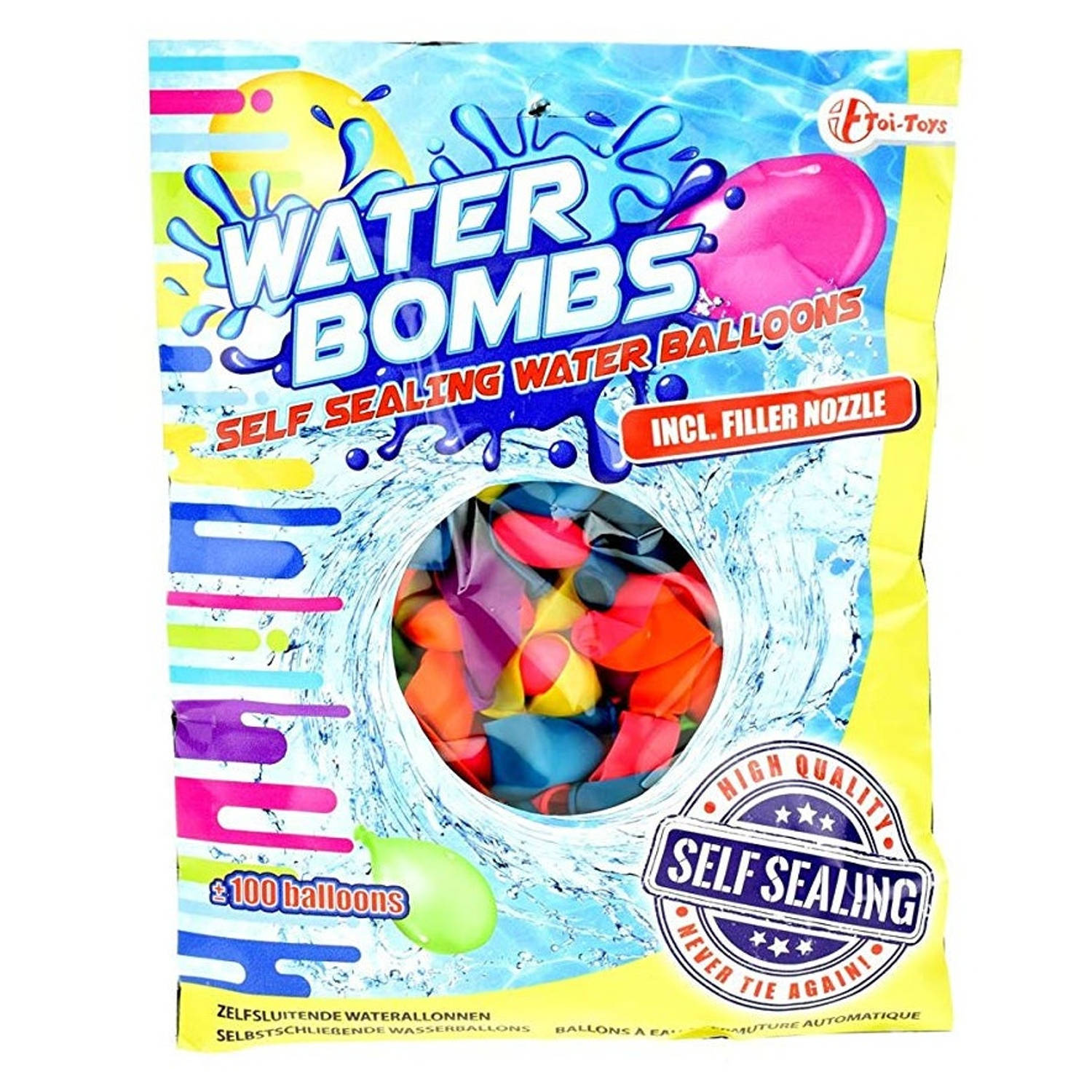 Toi-Toys Zelfsluitende Waterballonnen Ca. 100 Stuks online kopen