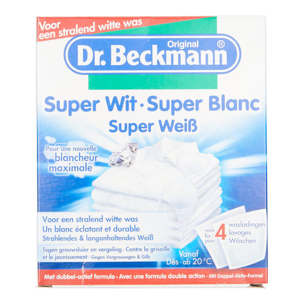 Dr. Beckmann Super Wit - 4 x 40g