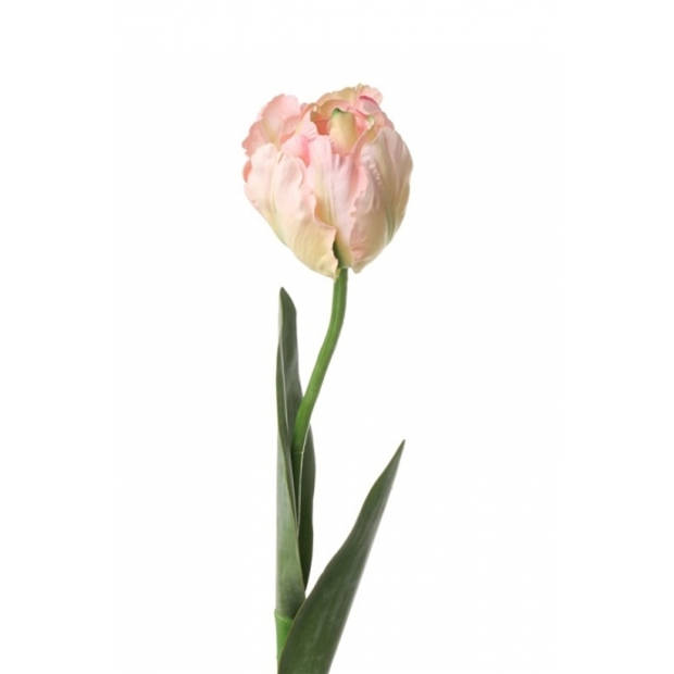 Kunstbloem tulp lichtroze 62 cm - Kunstbloemen