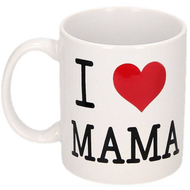I Love Mama beker/ mok - 300 ml - moederdag cadeau
