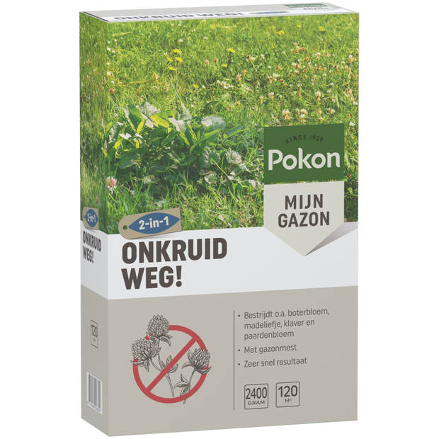 Pokon Onkruid Weg! 120 m2 - 2400 gr