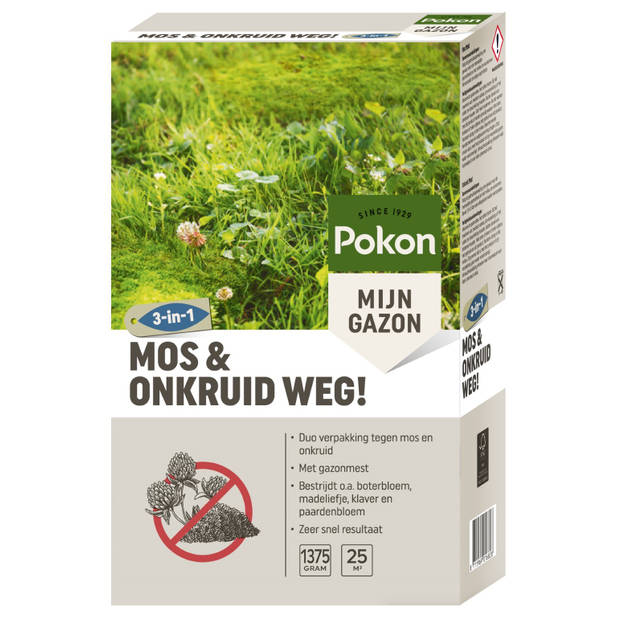 Mos & Onkruid Weg! (3-in-1) 1375gr