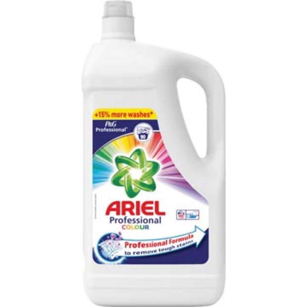 Ariel vloeibaar wasmiddel Actilift, voor gekleurde was, 90 wasbeurten, flacon van 4,95 liter