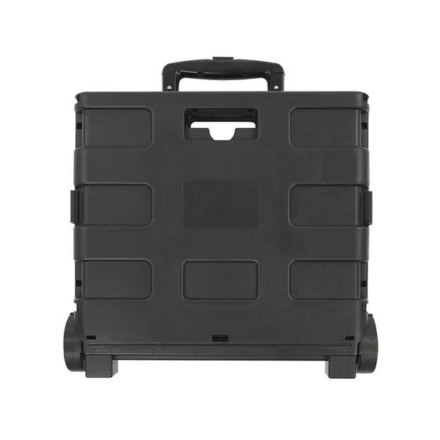 ProPlus bagagetrolley met inklapbare krat 40 liter zwart