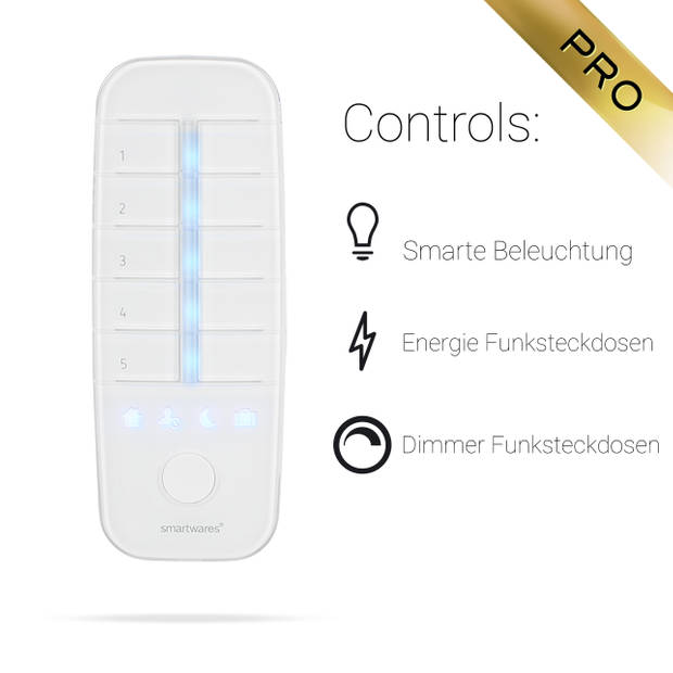Smartwares slimme E27 lamp met afstandsbediening – PRO Series
